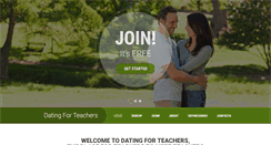 Desktop Screenshot of datingforteachers.co.uk